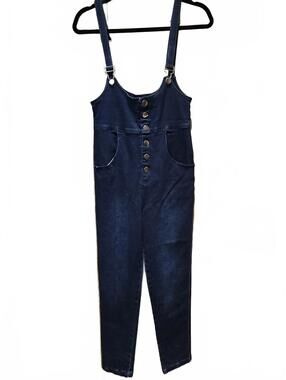 Windsor Button Front Overalls Size S. NEW